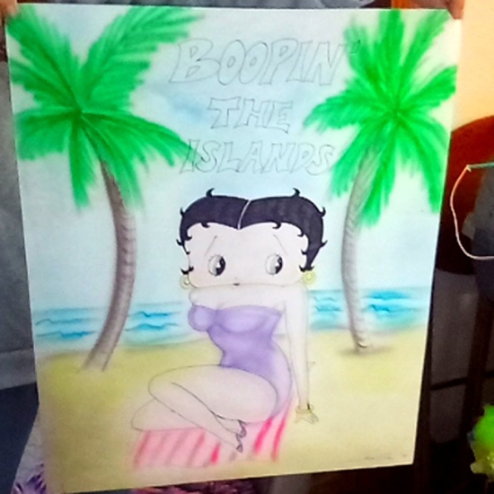 Betty Boop Drawing from Artist in Hawaii